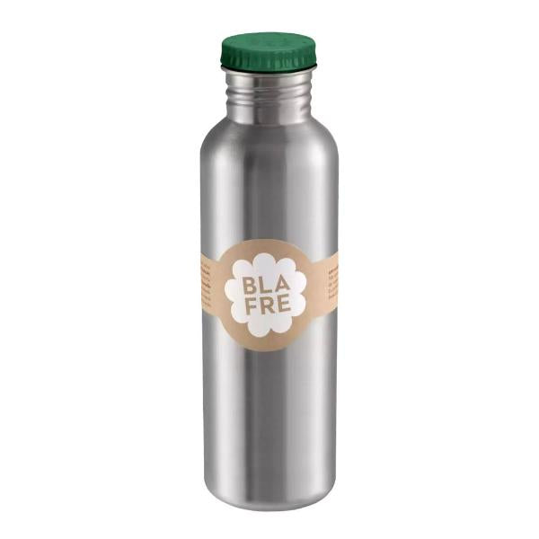 Stålflaske 750 ml mørk grønn