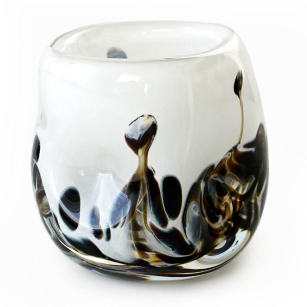 After Rain vase 12 cm hvit m/dekor