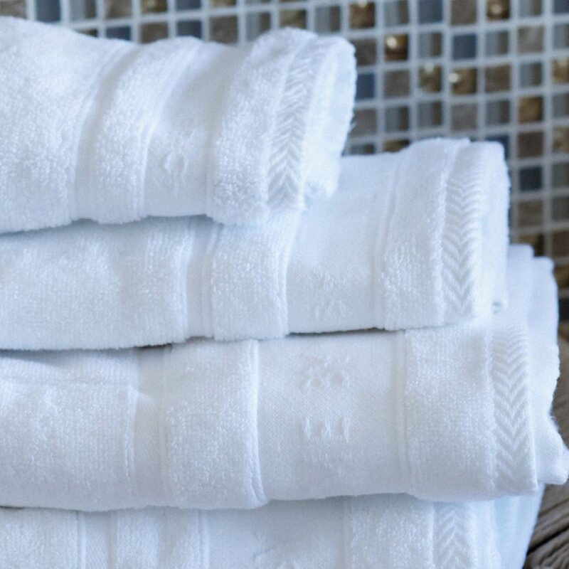 Bath Collection håndkle 70x140 cm white