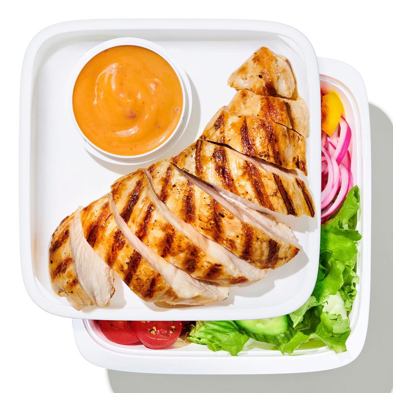 Prep & go salat container 1,5L grønn