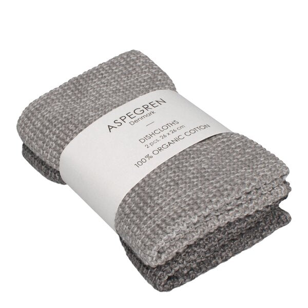Blend kjøkkenklut strikket 26x26 cm gray