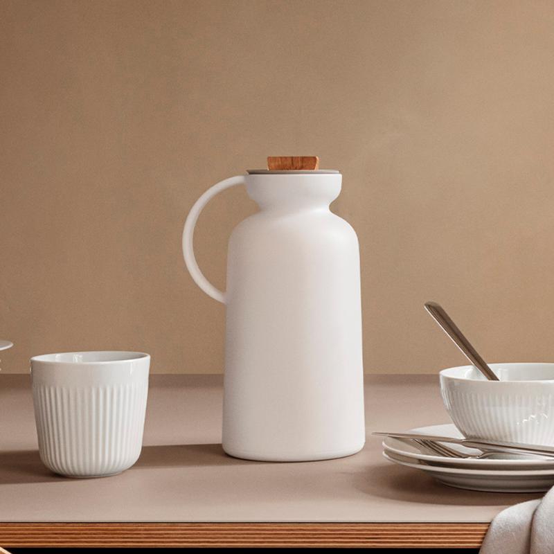 Silhouette termokanne 1L hvit