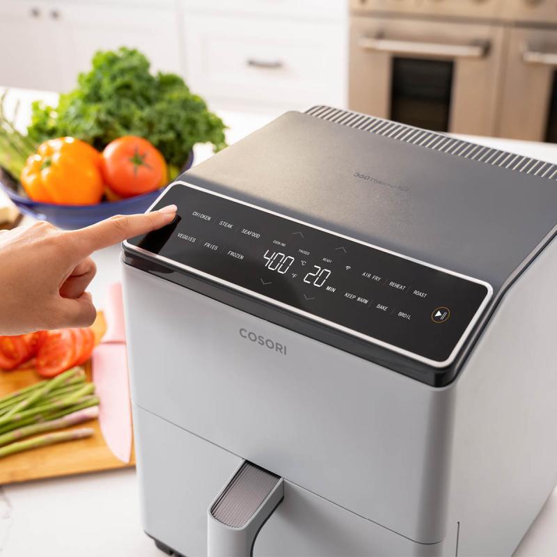 Dual Blaze airfryer 6,4L/2,5 kg lys grå