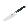 Pluton kokkekniv 15 cm stål/svart
