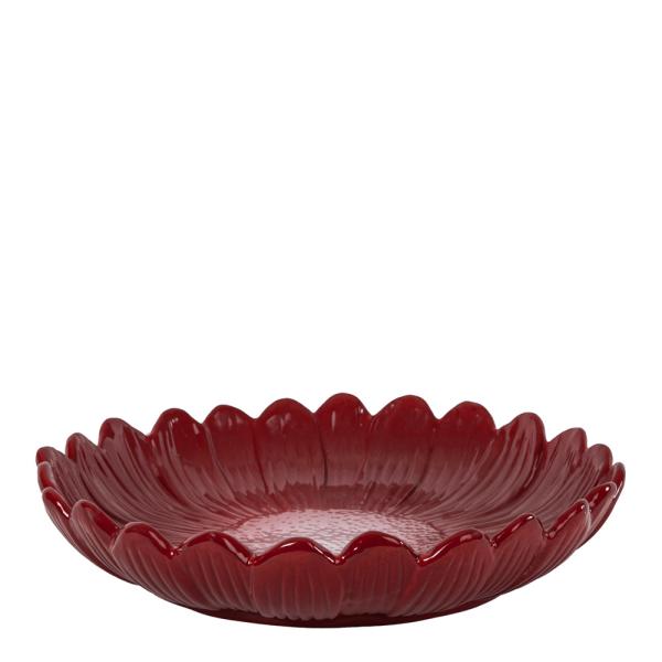 Dagny skål 27 cm vinrød