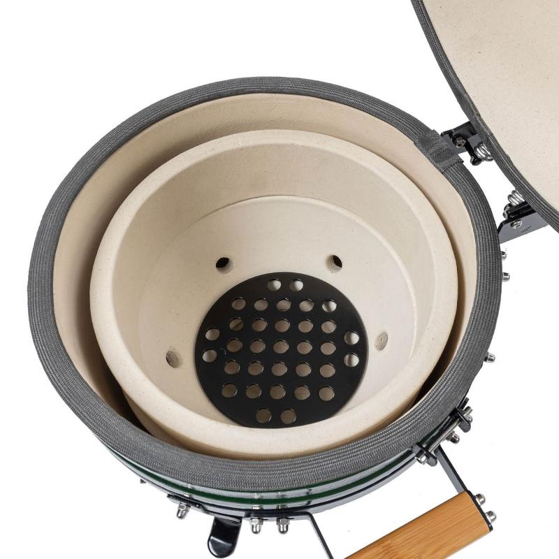 Junior 15 kullgrill grønn