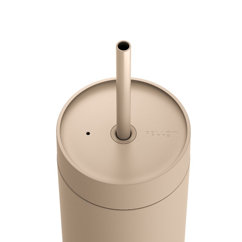 Carter Cold Desert Capsule tumbler med sugerør 590 ml sand dune
