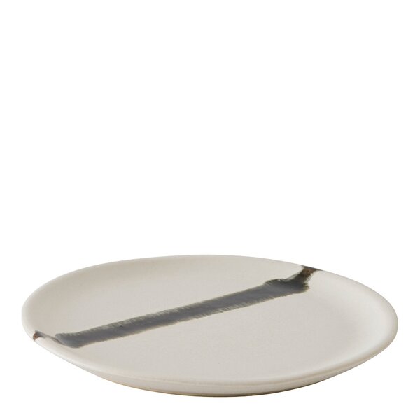 Toledo asjett 17,5 cm hvit/svart/grønn