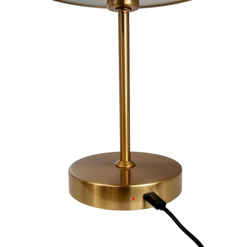 Stockholm portable bordlampe version 2 30 cm antik messing