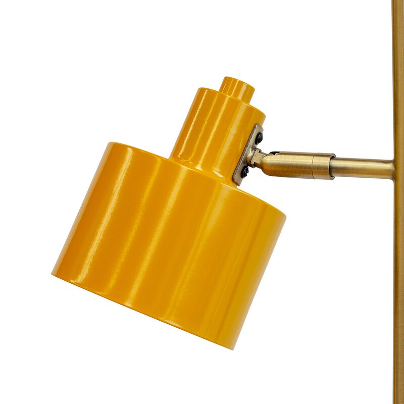 Ocean gulvlampe 160 cm curry/messing/turkis