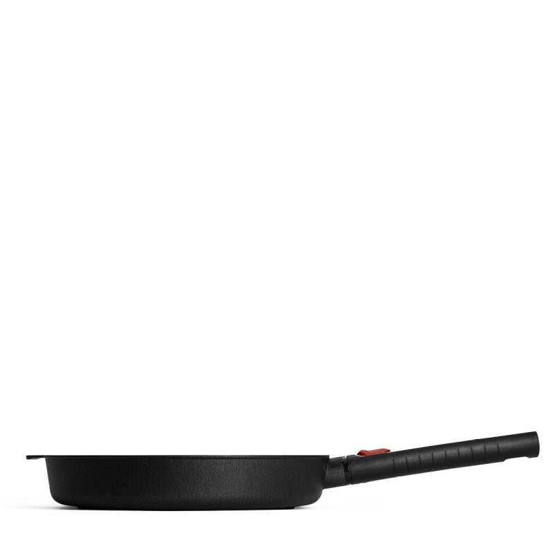 Eco logic qxr stekepanne 28 cm avtagbart håndtak svart