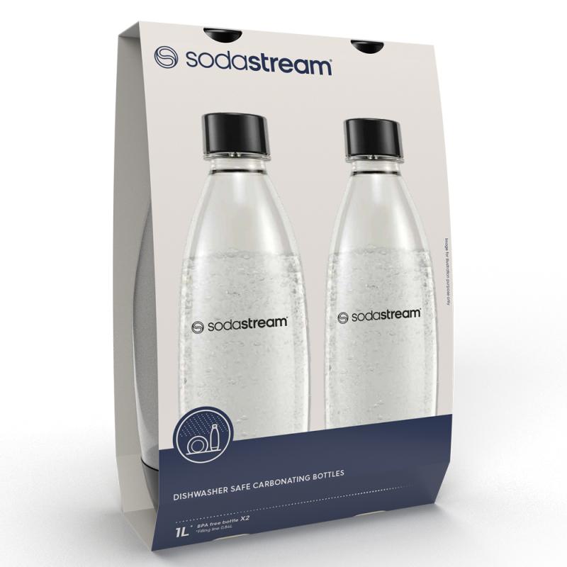 Fuse dws ekstra flasker til Sodastream 1L 2 stk