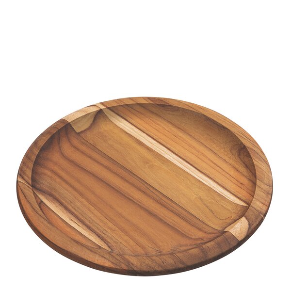 Wooden board tallerken 26 cm teak
