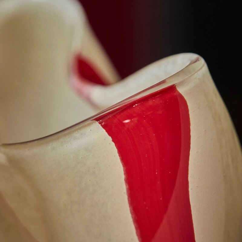 Gula telysestake hvit/rød