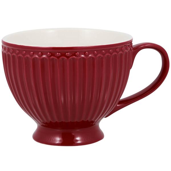 Everyday Alice tekopp 40 cl dark red