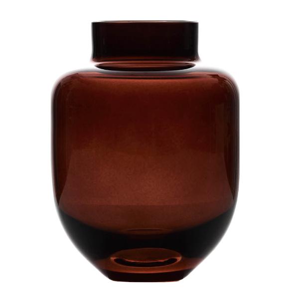 Family vase 17x12,5 cm brun