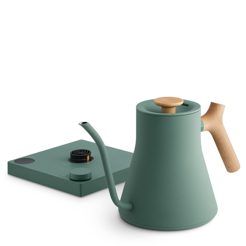 Stagg EKG Pro elektrisk vannkoker 0,9L smoke green/lønnetre