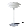 DL31 bordlampe 50 cm opal/krom