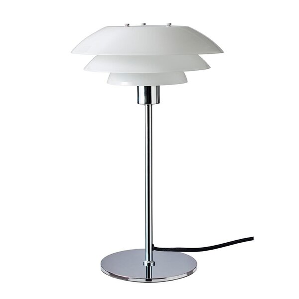 DL31 bordlampe 50 cm opal/krom