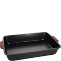 Bake It langpanne 38 x 25 cm svart/rød