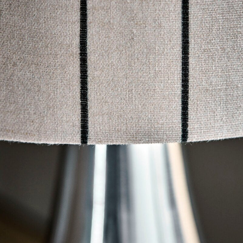 Tulip bordlampe 38 cm sølvfinish