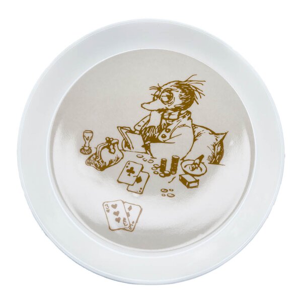 Solan asjett 20 cm Solan spiller poker beige