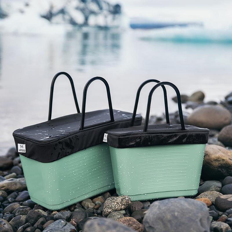 Green Plastic veske liten 7,5L olivengrønn