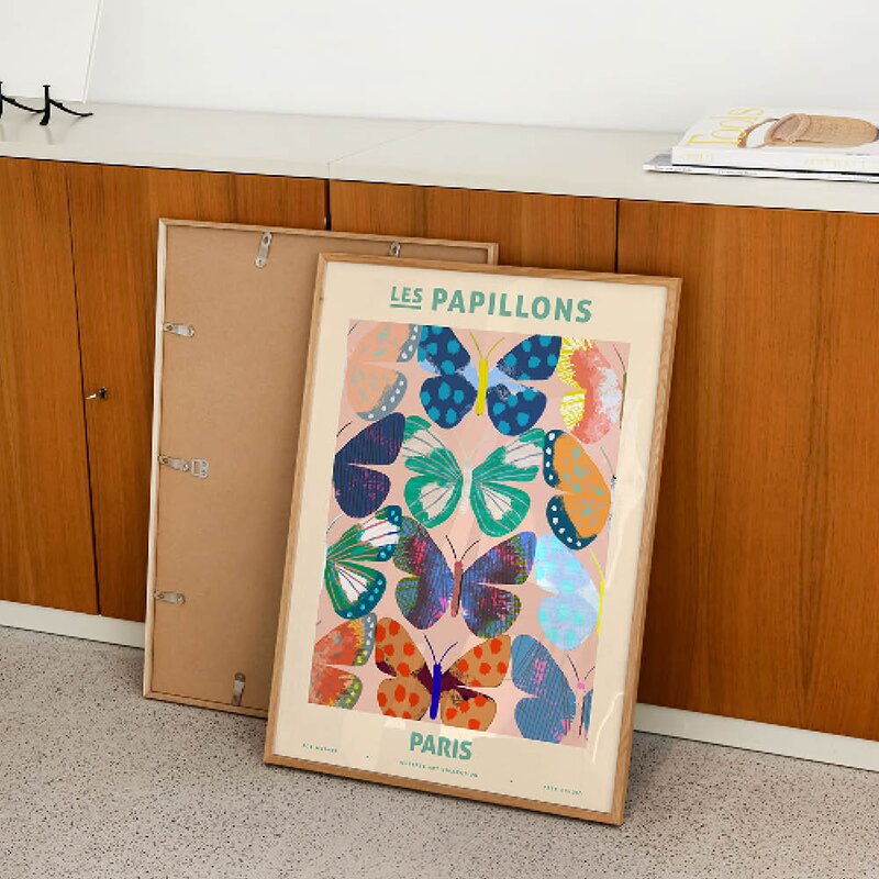 PSTR Studio poster 50x70 cm zoe les papillons paris