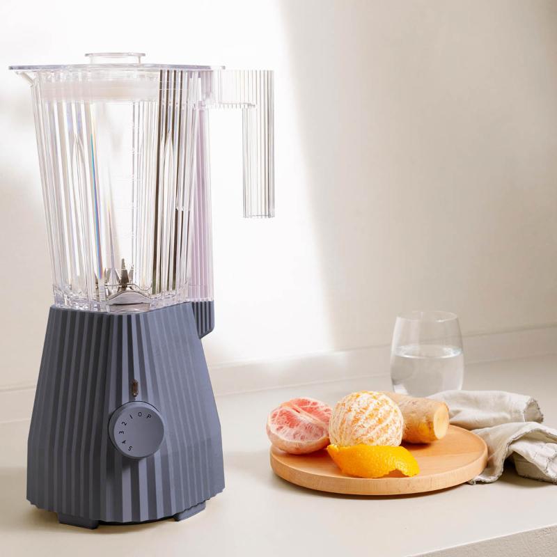 Plissé blender 1,5L grå