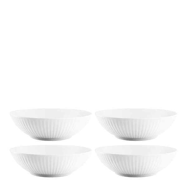 Legio Nova pastaskål 20 cm 4 stk hvit