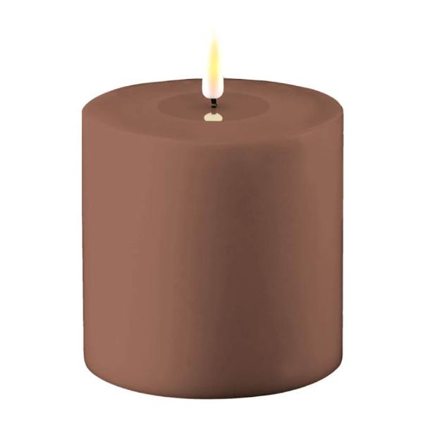 LED utendørslys 10x10 cm mocca