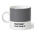 PANTONE espressokopp med hank 12 cl kald grå