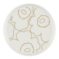 Oiva Piirto Unikko asjett 13,5 cm hvit/gull