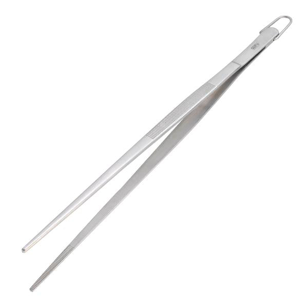 Matpinsett 30,5 cm børstet stål.