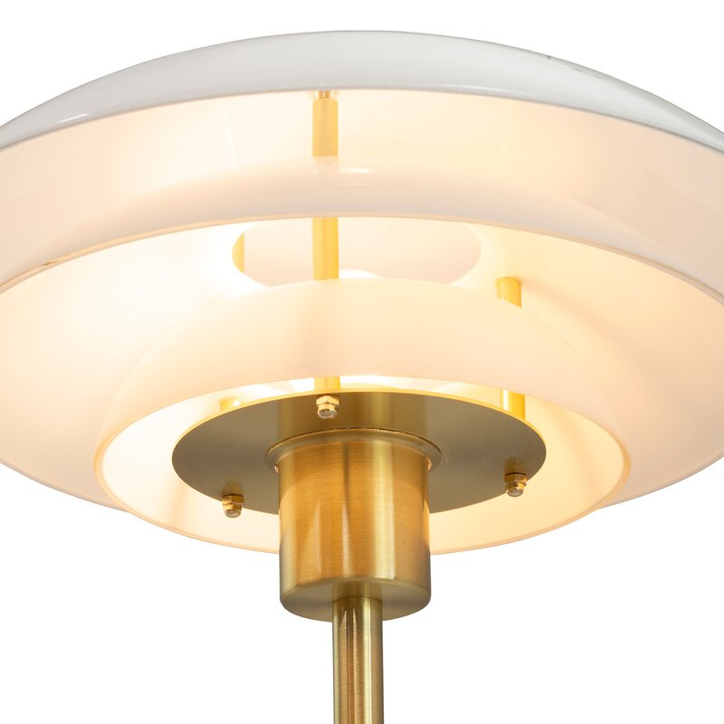 DL31 gulvlampe 133 cm opal/messing