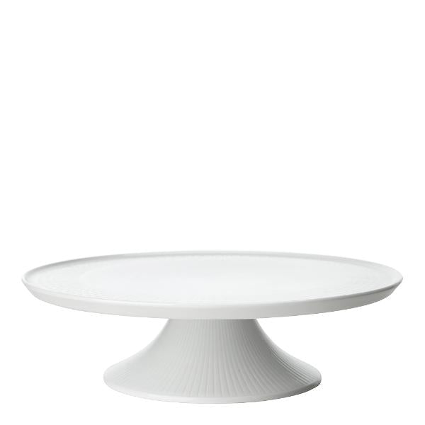 Swedish Grace kakefat 31 cm snø/hvit