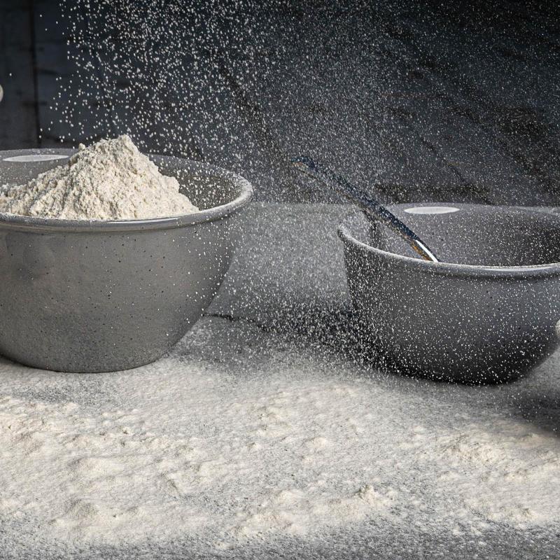 Granite skål 70 cl grå