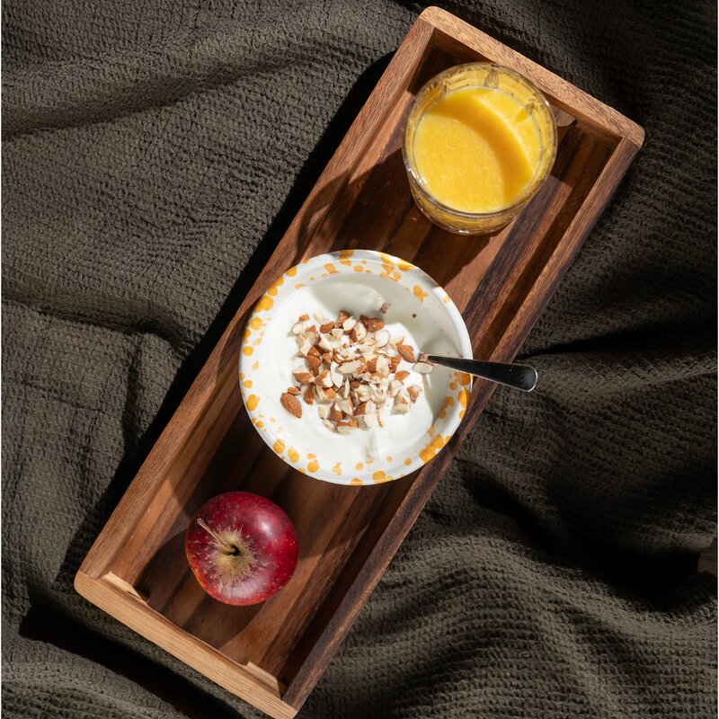 Serveringsbrikke i akasietre 40x15x4,5 cm