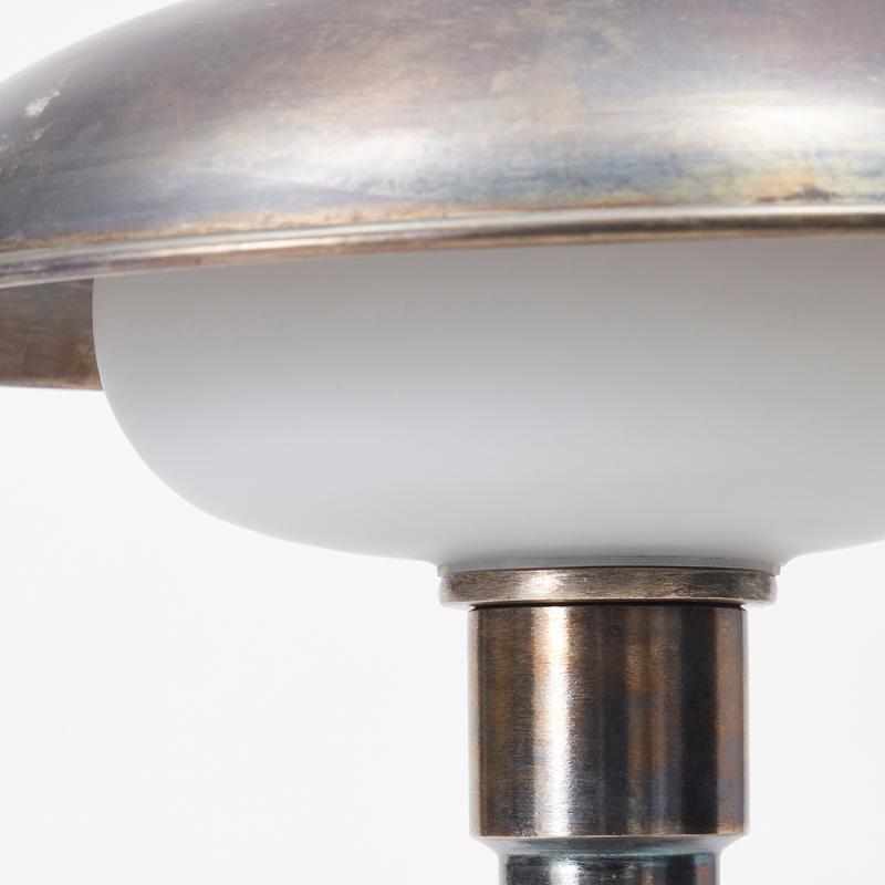 Boston bordlampe 42 cm antikk brun