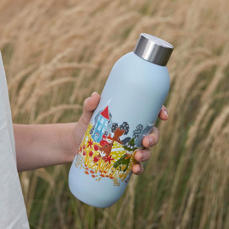 Moomin Keep Cool drikkeflaske 0,75L soft sky