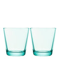 Kartio glass 21 cl 2 stk vanngrønn
