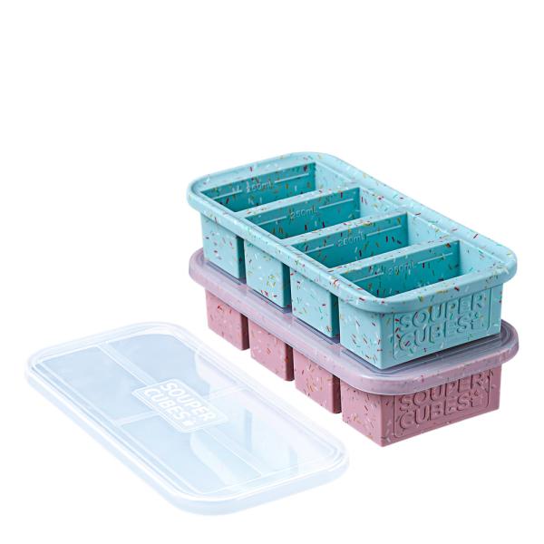 1-cup silikonform 2 stk sprinkles edition