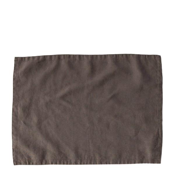 Dekkeunderlag lin 35x50 cm taupe