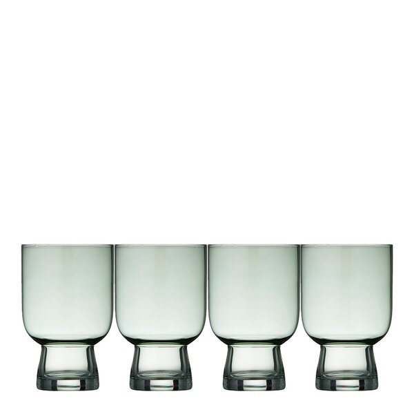 Sorrento vannglass 30 cl 4 stk grønn