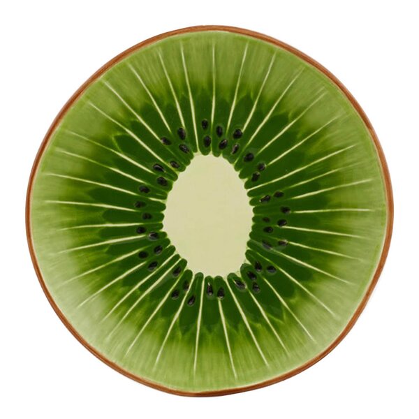Tropical Fruits tallerken 22 cm kiwi grønn