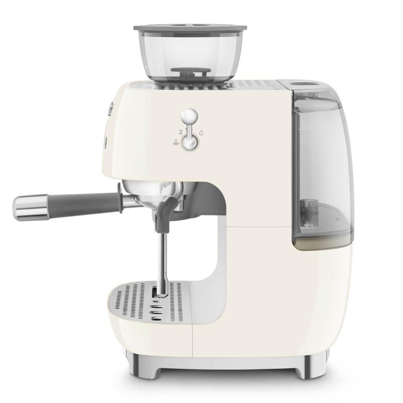 Espressomaskin EGF03 2,4L m/kaffekvern krem