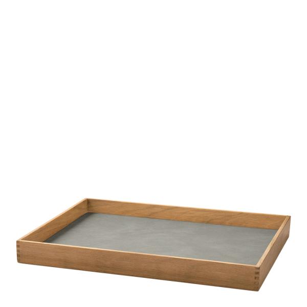 Even teak brett 27,9x35,9 cm nupo lys grå