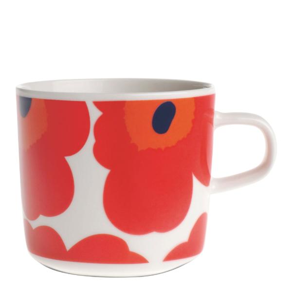 Oiva Unikko kaffekopp 20 cl rød/hvit
