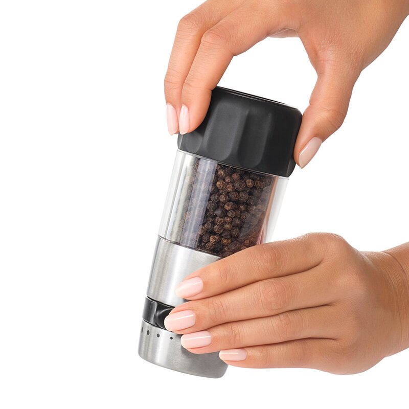 Pepperkvern dryssfri 14 cm stål/svart