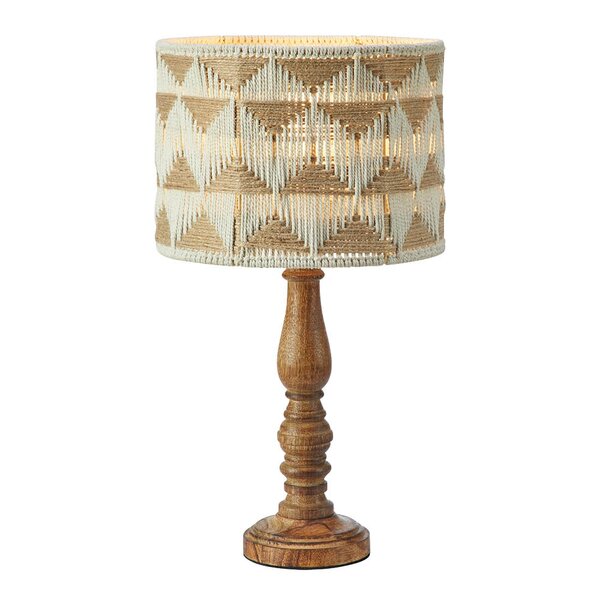 Ano bordlampe 45 cm beige/brun